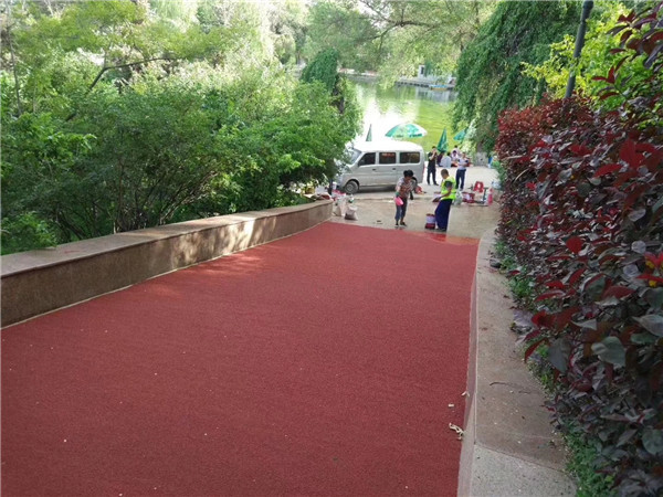 舟山彩色路面施工